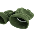 Перчатки полнопалые флисовые Reis Оливковые - изображение 8