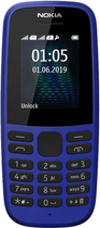 Мобільний телефон Nokia 105 TA-1203 Blue (105SSTA1203Blue) - зображення 2