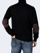 Sweter z golfem męski ciepły Antony Morato MMSW01328YA400006-9005 XL Czarny (8052136312023) - obraz 2