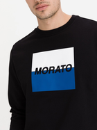 Bluza bez kaptura męska Antony Morato MMFL00760FA150048-9000 2XL Czarna (8052136093731) - obraz 3