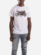 T-shirt męski z nadrukiem Antony Morato MMKS02181FA100144-1000 S Biały (8052136303939) - obraz 1