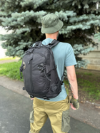 Тактический штурмовой рюкзак Tactic военный рюкзак 25 литров городской рюкзак с отделом под гидратор черный (A57-807-black) - изображение 3