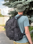 Тактичний рюкзак штурмовий Tactic військовий рюкзак 25 літрів міський рюкзак з відділом під гідратор чорний (A57-807-black) - зображення 4