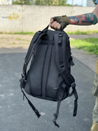 Тактичний рюкзак штурмовий Tactic військовий рюкзак 25 літрів міський рюкзак з відділом під гідратор чорний (A57-807-black) - зображення 9