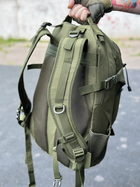 Тактичний рюкзак штурмовий Tactic військовий рюкзак 25 літрів міський рюкзак з відділом під гідратор Олива (A57-807-olive) - зображення 9