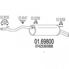 Глушник MTS 0169800 Volkswagen Transporter 074253609BB