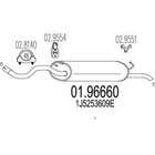 Глушитель MTS 0196660 Volkswagen Golf, Bora; Skoda Octavia 1J5253609E