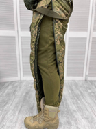 Зимний мужской костюм Softshell водонепроницаемый на флисе + синтепон Камуфляж Пиксель, XL (Kali) - изображение 2