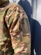 Армейская флисовая кофта на молнии Мультикам XL (Kali) - изображение 3