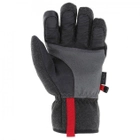 Зимові рукавички Mechanix з основою на теплому флісі із зовнішньою водонепроникною і водовідштовхувальною тканиною для активного відпочинку чорні з сірим (Kali) - зображення 2