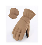 Перчатки зимние размер XL Койот (Kali) защита от влаги ветра и холода механических повреждений с накладками на пальцах для сенсора для активного отдыха - изображение 3