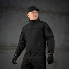 Армійська чоловіча куртка з капюшоном Soft Shell Чорний S (Kali) - зображення 7