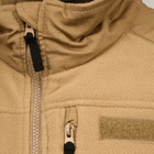 Армейская флисовая куртка Brandit материал Rip-Stop Койот M (Kali) - изображение 8