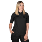 Поло футболка жіноча тактична польова універсальна для силових структур Camotec 7179(M) чорний (OPT-9471) - зображення 1