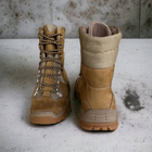 Берцы ботинки тактическая обувь теплые Зима до - 25 натуральная гидрофобная кожа Premium усиленная пятка и носок 41 - изображение 6