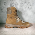 Берцы ботинки тактическая обувь теплые Зима до - 25 натуральная гидрофобная кожа Premium усиленная пятка и носок 44 - изображение 5