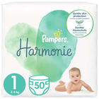 Pieluchy Pampers Harmonie Rozmiar 1 (2-5 kg) 50 szt (8006540156513) - obraz 1