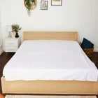 Простынь на резинке детская Бязь White Белый 60*120 см высота 10 см