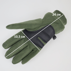 Перчатки тактические флисовые зимние с сенсорными вставками для управления смартфоном размер M-L - изображение 14