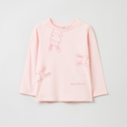 Bluza bez kaptura dziewczęca OVS 1891559 86 cm Różowa (8052147133761) - obraz 1