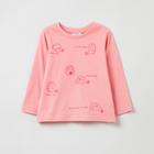 Bluza bez kaptura dziewczęca OVS 1891564 98 cm Różowa (8052147133839) - obraz 1