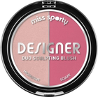 Róże do policzków Miss Sports Designer Duo Sculpting Blush 200 9 g (3614225840258)