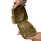 Сумка Tactical 031 Coyote тактическая сумка для переноски вещей 23,5х6х12 см (TS031-Coyote) - изображение 4