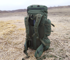 Туристичний великий рюкзак Tactic похідний військовий рюкзак рюкзак на 90 л тактичний рюкзак Олива (new-tur90-olive) - зображення 4