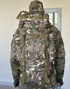 Туристичний великий рюкзак Tactic похідний військовий рюкзак на 65 л тактичний рюкзак Мультикам (ta65-multicam) - зображення 3
