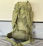 Туристический большой рюкзак Tactic походной военный рюкзак на 65 л тактический рюкзак Олива (ta65-olive) - изображение 6