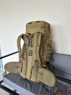 Туристичний великий рюкзак Tactic похідний військовий рюкзак рюкзак на 90 л тактичний рюкзак Койот (new-tur90-coyote) - зображення 8