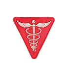Нашивка Sturm Mil-Tec на липучці Medical Patch PVC 3D (Red) - зображення 1