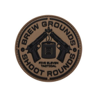 Нашивка 5.11 Tactical Brew Grounds Patch (Brown) Єдиний