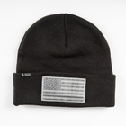 Шапка 5.11 Tactical Cuffed Flag Bearer Beanie (Black) - зображення 1