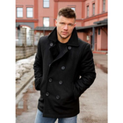 Бушлат Surplus Raw Vintage двухбортный SURPLUS PEA COAT (Black) XL - изображение 4