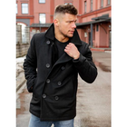 Бушлат Surplus Raw Vintage двухбортный SURPLUS PEA COAT (Black) XL - изображение 5