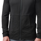 Куртка 5.11 Tactical флісова Stratos Full Zip (Black) M - зображення 4