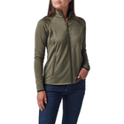 Куртка 5.11 Tactical жіноча флісова Women' Stratos Full Zip (Ranger Green) L - зображення 3