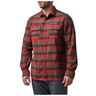 Рубашка 5.11 Tactical Lester Long Sleeve Shirt (Red Bourbon Plaid) 2XL - зображення 2