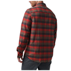 Рубашка 5.11 Tactical Lester Long Sleeve Shirt (Red Bourbon Plaid) 2XL - зображення 4