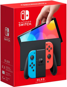 Konsola do gier Nintendo Switch OLED Neon Blue/Neon Red (0045496453442) - obraz 5
