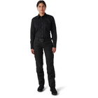 Рубашка женская 5.11 Tactical Women’s ABR Pro Long Sleeve Shirt 5.11 Tactical Black, S (Черный) Тактическая - изображение 5