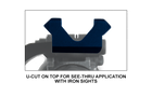 "Ластівчин хвіст" швидкознімне бічне кріплення Leapers UTG PRO (MTU016) для АК з додатковою рейкою - зображення 3