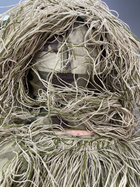 Маскировочный костюм Кикимора (Geely), нитка Койот, размер S-M до 75 кг, костюм разведчика, маскхалат кикимора - изображение 8