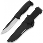 Нож Peltonen M07, без покрытия, черный - изображение 1