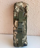 Подсумок для 2 магазинов к пулемету РПК закрытый на фастекс M-KET Пиксель одинарный военный штурмовой держатель на пояс разгрузочную систему РПС на MOLLE - изображение 7