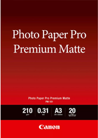 Papier fotograficzny Canon PM-101 A3 mat 20 arkuszy 210 g/m² (8657B006) - obraz 1