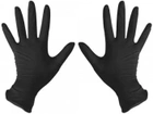 Перчатки нитриловые неопудренные Mediok 35BK текстурированные Размер L 100 шт Черные (6933265511841) - изображение 4