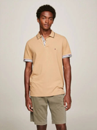 Koszulka polo męska Tommy Hilfiger Regular Fit MW0MW31567 M Khaki (8720644191378)