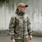 Тактична куртка "Шторм" Softshell піксель на флісі розмір 64 (911) - изображение 3
